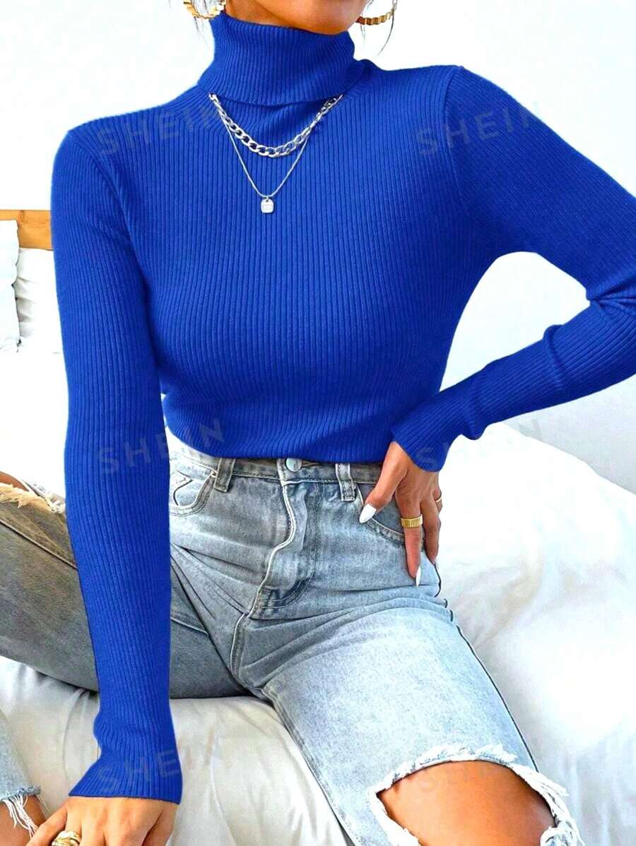 Women Sweaters - Xanh đậm - Xem 1