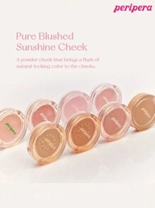 K-Beauty Peripera 单色腮红盘，哑光粉状腮红，质地细腻，不结块，持久显色，多用途彩妆盘，裸妆，面部彩妆，韩国化妆品，4.2克 - #11 Picnic Pink - 查看 3