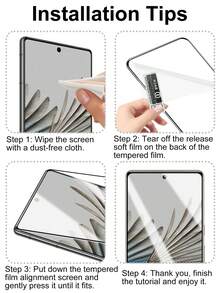 4 件装 MOTO 钢化玻璃膜适用于 G Stylus 2024 G24POWER G54 G POWER 2024 5G G51 G84 G71 屏幕保护膜，高清，高铝，9H 防爆，防刮擦，全覆盖，易于安装，高清清晰，无气泡，防刮擦和防碎钢化玻璃屏幕保护膜，超高清礼物，适合生日/复活节/总统日/圣诞节/家人/朋友/男孩/女朋友 - 無色 - 查看 5