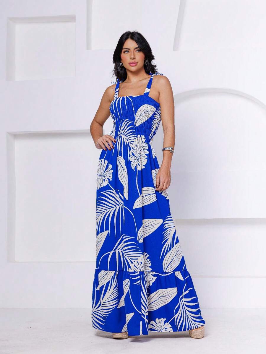 Women Dresses - 寶藍色 - 查看 1