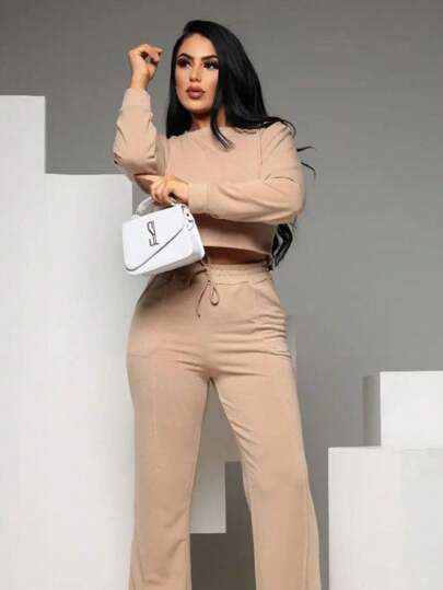 Conjunto de Moletom Feminino