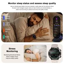 Blackview Rugged Smart Watch For Men, Answer/Make Call For Android IOS, 370mAh  Smartwatch Heart Rate Blood Oxygen Sleep Monitor Step Counter, 2 Straps,1.39" HD Waterproof Outdoor Smart Watches, W50 Khaki