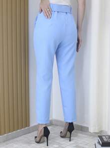 Women Pants - Baby Blue - View 3