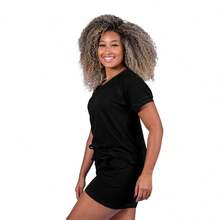 Conjunto feminino blusinha e short elegante Ensemble Élégance