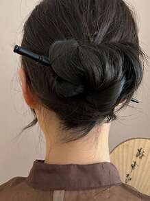 3pcs Ancient Chinese Style Hair Accessories Set, Including Bamboo Joint Hair Stick, Wooden Hair Stick And Hair Pin, Suitable For Girls And Women Hair Bun Hair Bun Maker Bun Hair Piece Hair Styling Pins, School Stuff