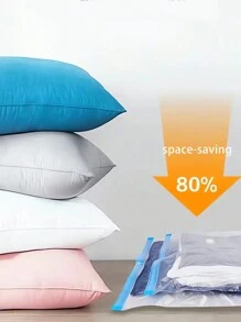 3 bolsas de compresión al vacío transparentes organizadoras, bolsas grandes de almacenamiento al vacío para ropa, edredones y mantas, bolsas de compresión para ahorrar espacio, bolsas de almacenamiento para maestros, contenedores de almacenamiento debajo de la cama, organizadores de armario para ropa, mantas, almohadas, bolsas para la escuela y accesorios escolares