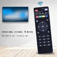 VELEC 1个替换遥控器，兼容PRO安卓电视盒4K智能媒体播放器X96s X96mini T95 T9 X96 H96 V88 MX9 TX3mini H96 Pro+ T95X MXQMXQ 4KMXQ Pro M8C M8N M8S M10 T95MT95N M8 M9C - 黑色 - 查看 3