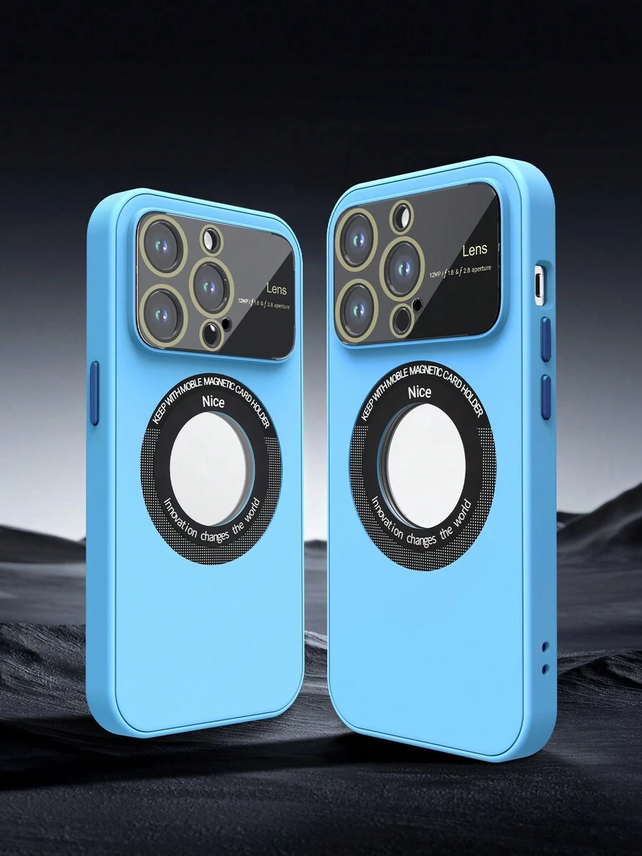 Funda azul magnética para teléfono compatible con iPhone 11/iPhone 13/iPhone 14/iPhone 15/iPhone 12 - Azul - Ver 1