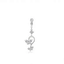 1 Pc Fake Belly Button Rings For Women Clip On Belly Rings Dangling Navel Piercing Jewelry In Women's Body Piercing Barbells - Platinum - View 8