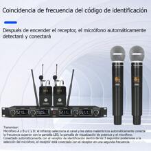 Winmix Uw140 Uhf Microfonos Inalambrico Profesional De Mano - Negro - Ver 6