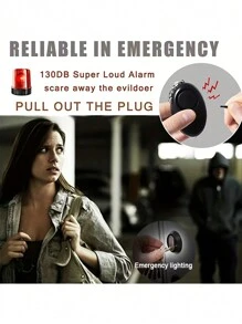 Self Defense Keychain Full Set For Women, Safety Keychain Set With Personal Alarm And Window Breaker, 9 Pcs Protective Keychain Accessories For Women Halloween - A - 查看 3