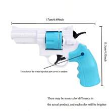 Summer Manual Revolver Water Gun Toy, Outdoors Beach Toy, Mechanical Revolver Continuous Water Gun [Color Of Water Inlet Plug Is Random] - Multicolor - View 2