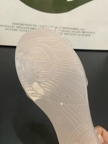 Women's Summer Flat Flower Sandals, Beach Travel Vacation Jelly Shoes, Crystal Plastic Beach Slippers, Open Toe Slip-On