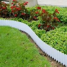 5-20pcs Green Garden Fence/White Garden Fence, Fencing Barrier For Garden Lawn Greenbelt Balcony Flower Bed Gardening Outdoor Decor, Gardening Tools, Garden Accessories, Flower Cultivation Tools - Green - View 8