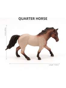 Wildlife Model Set With Simulated Animals - Horse Set With White Horse, Arabian Horse, Jockey And Mare Figurines - For Decoration, Dollhouses, And Farm Play (Partially Random)