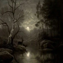 1入組牆藝術畫印刷海報，黑暗美感學院哥德褐色復古風格情緒化，適用於暗黑學院風格裝飾、維多利亞哥特風格裝飾、客廳家居裝飾畫廊、臥室等，不帶框架 - 混色 - 查看 14