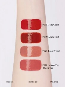 JOOCYEE Glazed Rouge 531 Wine Red Carol Moisturizing Plumping Long-Lasting Non-Fading Lipstick - 531 Wine Carol - View 8