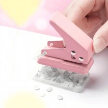1 Peça Perfurador de Papel de Único Furo Mini em Cores Adstringentes Voltar às Aulas, Voltar às Aulas, Suprimentos Escolares