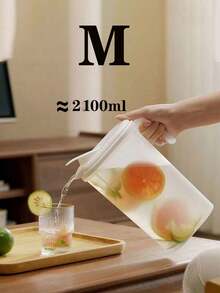 1.6L-3.0L Large Capacity Heat-Resistant Plastic Water Pitcher, Suitable For Making Tea, Juice, Lemonade, Etc. With Faucet And Suitable For Party/Restaurant/Coffee Shop, Homemade Beverage Bottle For Summer - White - View 12