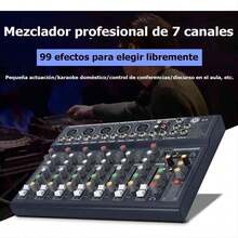 Winmix F7 Mezclador Profesional 7 Canal 99 Efectos Dsp - Negro - Ver 2