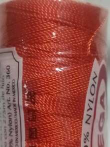 100% Nylon Thread Spool For Fine Knitting No. 2 - 亮橙色 - 查看 3