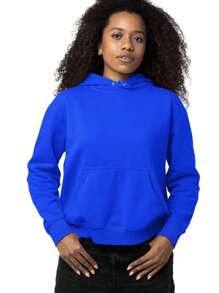 Women Sweatshirts - 寶藍色 - 查看 4
