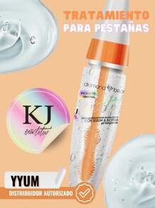 Kit Serum exactitud y Delineador liquido prosa NEGRO (gel rimel transparente pestañas diamond beauty KJ El serum mas viral de internet) - transparente - Ver 3