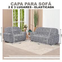 Sofa Covers - Noir Géométrique - Voir 5