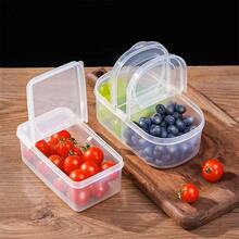 New Flip-Top Spice Container Fruit Preservation Box Kitchen Seasoning Storage Box Drawer-Style Condiment Container Home Kitchen Spice Dispenser Box - Clear - View 2