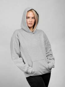 Women Sweatshirts - 灰色 - 查看 4