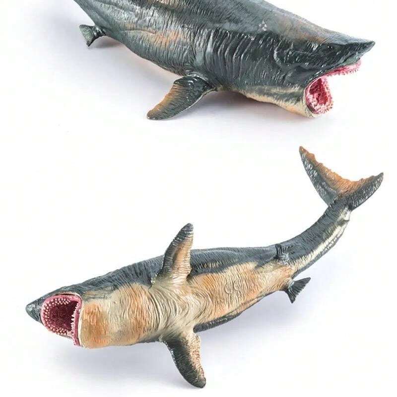 Realistic Ocean Animal Model Great White Shark, Tiger Shark