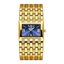 YaLaLuSi 2024 New Arrival Luxury Square Quartz Watch For Women With Crystal Rhinestone, Water Resistant & Perfect For Daily Wear, A Deluxe Gift For Women Or Mother's Day