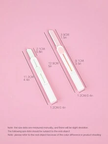 1 Máy Tỉa Lông Mày Có Thể Thu Vào Màu Hồng Thích Hợp Cho Người Mới Bắt Đầu, An Toàn Cho Cả Nam Và Nữ, Thích Hợp Sử Dụng Trong Nhà Du Lịch Hoặc Khách Sạn - Hồng - Xem 5