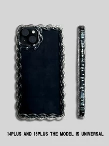 Summer Floral Pattern Anti-Fall Phone Case With Lanyard - Multicolor - View 6