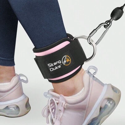 SKANG DUKE 1 szt. Regulowane neoprenowe mankiety na kostkę w kolorze rdzy, do podnoszenia ciężarów, ćwiczeń fitness, ortezy kostki.