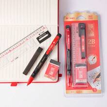 Exam Supplies Set, Including Marking Pens For Civil Servant Exam, Mechanical Pencil, Answer Card For Computer Test And Post-Exam Review - Black and White - View 4