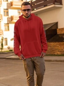 Men Hoodies - Màu Tím - Xem 2