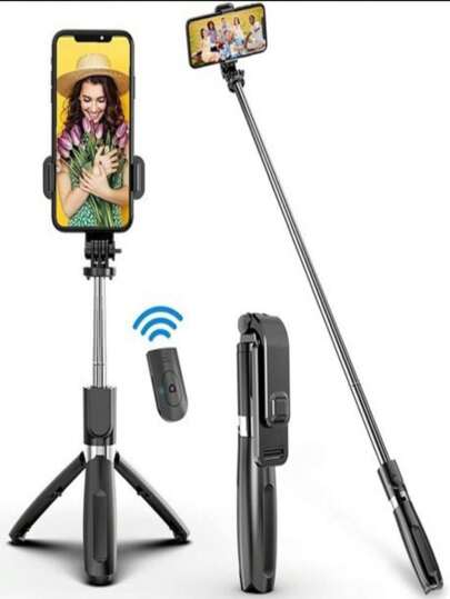 Bastão Tripé Mini 360º Pau De Selfie Bluetooth s03