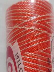 Carrete de hilo de 100% Naylon para tejido  No. 2 - Naranja quemada matizada - Ver 3