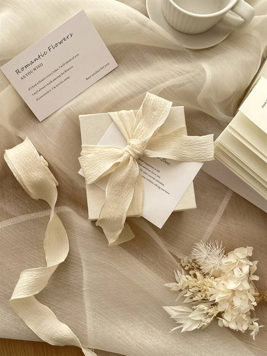 2,5 cm luksusowa elastyczna wstążka satynowa z falistą krawędzią do ciasta, pakowanie prezentów urodzinowych, kompozycja kwiatowa, robienie kokardki DIY, szycie, ozdoba do włosów na Walentynki