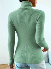 Women Sweaters - Mint Green - View 2