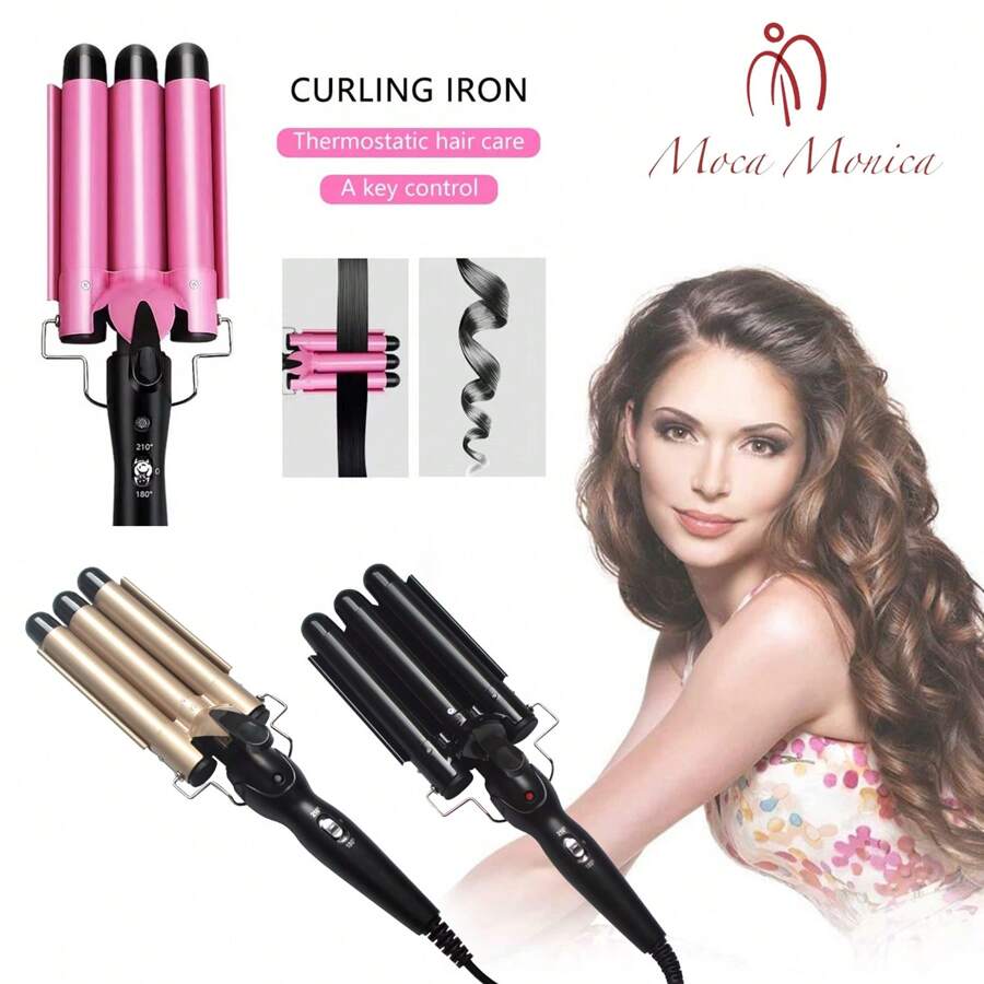 Hair Curling Irons - Random Color - View 1