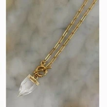 Novo colar pingente fashion Boho Joias 2024 Hamsa Sorte Olho Mau Azul Colar de Pedra Natural para Mulheres com frete por entrega