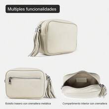 1990s Bolso bandolera mujer pequeño de piel bolso de hombro auténtico,bolso mensajero hecho en Italia