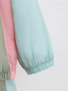 2pcs Baby Girls' Casual Sports Jacket And Shorts Set For Summer - Green - View 7