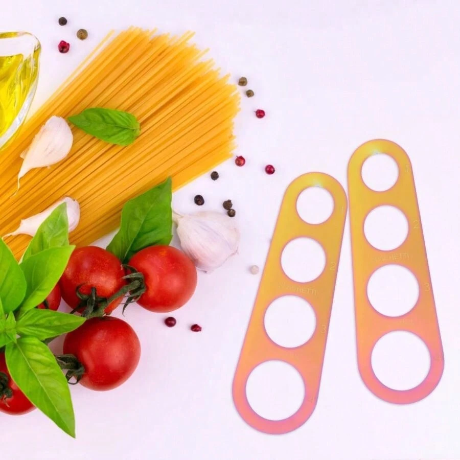 4-Hole Pasta Ruler Spaghetti Measurer Measure Spaghetti Servings Pasta ...