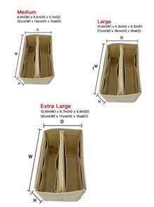 Wallet Organizer Insert Bag Made Of Felt With Zipper And Keychain Suitable For Tote Bag Handbag Backpack. Helps To Quickly Switch And Organize Personal Belongings. (Tote Bag Not Included) Organiser