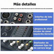 Winmix F7 Mezclador Profesional 7 Canal 99 Efectos Dsp - Negro - Ver 4