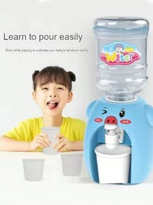 1個（顏色隨機）兒童飲水玩具,手壓出水,有趣的仿真飲品機,男女兒童果汁機 - 彩色 - 查看 7