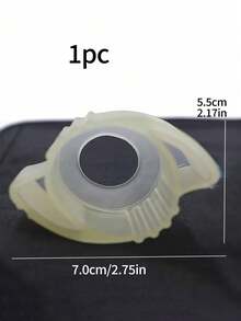 夜光門鎖套，厚實柔軟抗碰撞門把手墊，矽橡膠門把手保護套 - 無色 - 查看 6
